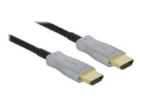 DeLOCK HDMI han -> HDMI han 3840 x 2160 - 60 Hz 20 m Sort