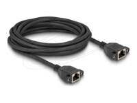 DeLOCK CAT 6 S/FTP 5m Forlængerkabel til netværk Sort