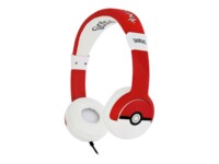 OTL Pokemon Pokéball Kablet Hovedtelefoner Rød Hvid