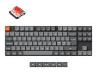 Keychron K1 MAX Tastatur Mekanisk Nordvendt RGB LED Trådløs Kablet Nordisk