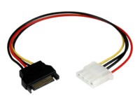 StarTech.com 12in SATA to LP4 Power Cable Adapter F/M - SATA to LP4 Power Adapter - SATA Female to LP4 Male Power Cable - 12 inch (LP4SATAFM12) Strømforsyningsadapter 30.48cm