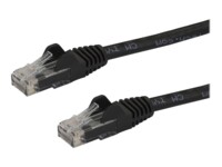 StarTech.com 10m CAT6 Cable - Black Snagless CAT 6 Wire - 100W RJ45 UTP 650MHz Category 6 Network Patch Cord UL/TIA (N6PATC10MBK) CAT 6 Ikke afskærmet parsnoet (UTP) 10m Patchkabel Sort