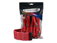 CableMod PRO Series ModMesh Strømforlængerkabelsæt Rød