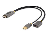 StarTech.com 1ft (30cm) HDMI to DisplayPort Adapter, Active 4K 60Hz HDMI Source to DP Monitor Adapter Cable, USB Bus Powered, HDMI 2.0 to DisplayPort Converter for Laptops/PC - Supports HDR and Ultrawide Displays (128-HDMI-DISPLAYPORT) Videoadapterkabel 3