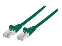 Intellinet Network Patch Cable, Cat6, 5m, Green, Copper, S/FTP, LSOH / LSZH, PVC, RJ45, Gold Plated Contacts, Snagless, Booted, Polybag CAT 6 SFTP, PiMF 5m Netværkskabel Grøn