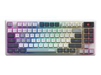MSI FORGE GK600 Tastatur Mekanisk RGB Trådløs Kablet Tysk