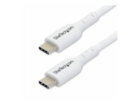 StarTech.com 3.3ft (1m) USB-C Charging Cable, Charge & Sync, 60W (3A) PD, USB 2.0 Laptop Charger Cable - White USB C Charging Cord USB Type-C kabel 1m Hvid