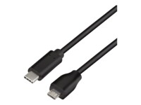 LogiLink USB Type-C kabel 50cm Sort