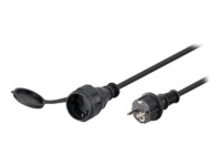 goobay Strømkabel 5m Sort