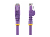 StarTech.com 15m CAT6 Cable - Purple Snagless CAT 6 Wire - 100W RJ45 UTP 650MHz Category 6 Network Patch Cord UL/TIA (N6PATC15MPL) CAT 6 Ikke afskærmet parsnoet (UTP) 15m Patchkabel Lilla