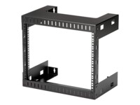 StarTech.com 8U 19' Wall Mount Network Rack - 12' Deep Open Frame for Server Room AV/Data/Patch Panel/IT/Computer Equipment w/Cage Nuts Rack Sort