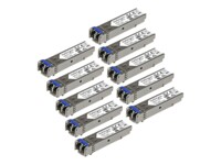 StarTech.com 10 pack HPE J4859C Compatible SFP Module 1000BASE-LX - 1GbE Single Mode/Multi Mode Fiber Transceiver - 10km SFP (mini-GBIC) transceiver modul Gigabit Ethernet