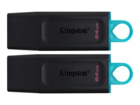 Kingston DataTraveler Exodia 64GB USB 3.2 Gen 1 USB stick Sort Blå