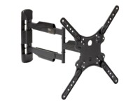StarTech.com Full Motion TV Wall Mount, 32-55' (77lb/35kg) VESA Displays, Low Profile Universal Flat Screen TV Wall Mount, Heavy Duty Adjustable Tilt/Swivel Articulating Arm Bracket - Cable Management (FPWARTB1M) Monteringssæt Tv 32'-55'