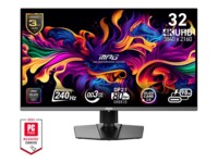 MSI MPG 322URX QD-OLED 32' 3820 x 2160 HDMI DisplayPort USB-C 240Hz Pivot Skærm