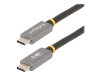 StarTech.com 3ft (1m) USB4 Cable, USB-IF Certified USB-C Cable, 40 Gbps, USB Type-C Data Transfer Cable, 100W Power Delivery, 8K 60Hz, Compatible w/Thunderbolt 4/3/USB 3.2 - USB C to C cable (CC1M-40G-USB-CABLE) USB Type-C kabel 1m Sort