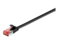 goobay CAT 6 U/FTP, PiMF 2m Patchkabel Sort