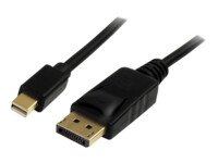 StarTech.com 3m Mini DisplayPort to DisplayPort 1.2 Cable DisplayPort 4k DisplayPort kabel 3m Sort