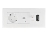 Delock Easy 45 Module Holder for installation trunking 175 x 80 mm