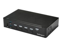 StarTech.com 4 Port HDMI KVM - HDMI KVM - 1080p - USB 3.0 & Audio Support - KVM Video (SV431HDU3A2) KVM / USB switch Monterbar på stativ