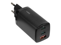 iBOX Adapter 65Watt 1xUSB-A 2.0 2xUSB-C