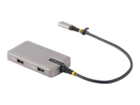 StarTech.com USB-C Multiport Adapter, 4K 60Hz HDMI, HDR, 3-Port USB Hub, 100W Power Delivery Pass-Through, USB Type C Mini Docking Station, Certified Works with Chromebook - Windows, macOS, iPadOS, Android (104B-USBC-MULTIPORT) USB-C / USB4 / Thunderbolt 