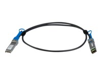 StarTech.com 1m 10G SFP to SFP Direct Attach Cable for HPE J9281B - 10GbE SFP Copper DAC 10 Gbps Low Power Passive Twinax Dobbelt-axial 1m 10GBase-kabel til direkte påsætning Sort
