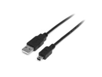 StarTech.com 1m Mini USB 2.0 Cable A to Mini B M/M USB-kabel 1m Sort