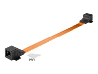 goobay Ultra-slim RJ45 window feed-through 50cm Forlængerkabel til netværk