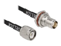 DeLOCK Koaksial 60m Antennekabel Sort