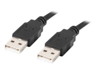 Lanberg USB-kabel 1m Sort