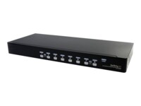 StarTech.com 8 Port VGA KVM Switch - 1U Rack Mount - USB VGA KVM Switch with Audio - 1920 x 1440 @60hz - KVM Video Switch (SV831DUSBAU) KVM / audio-switch
