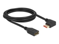 Delock DisplayPort forlængerkabel 2m Sort