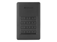 Verbatim Store 'n' Go Harddisk Secure Portable HDD Keypad Access 2TB USB 3.1 Gen 1