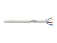 LogiLink PrimeLine CAT 6 Kabel med afskærmning med folie og kobberfletning (SFTP 100m Bulkkabel Grey