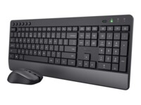 Trust TKM-450 Sæt med mus og tastatur Trådløs Nordisk
