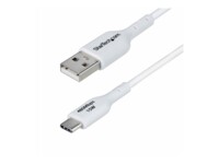 StarTech.com 3ft (1m) White USB-A to USB-C Charging Cable/Cord, M/M USB Type-C kabel 1m Hvid