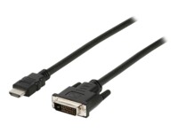 Nedis Videoadapterkabel HDMI / DVI 2m Sort