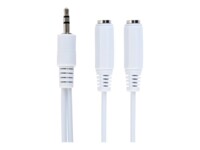 Gembird CCA-415W Lydsplitter Hvid 10cm