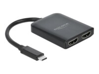Delock Videoadapter 20cm Sort