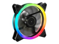 Sharkoon SHARK Blades RGB Fan 1-pack Sort 120 mm