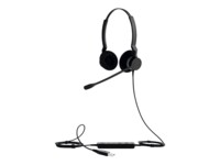 Jabra BIZ 2300 USB MS Duo Kablet Høretelefoner Sort