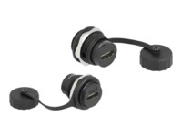 Delock HDMI-A built-in connector with protective cap IP67 dust and waterproof