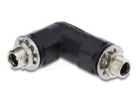 Delock Strøm DC jackstik 5,5 mm (ID: 2,5 mm) (female) - Strøm DC jackstik 5,5 mm (ID: 2,5 mm) (female) Sort Strømforsyningsadapter