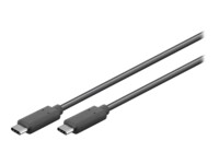 goobay USB 3.2 Gen 2 USB Type-C kabel 50cm Sort