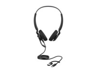 Jabra Engage 40 Stereo Kablet Høretelefoner Sort