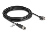 DeLOCK CAT 5e Kabel med folie og kobberfletning (FTP) 5m Netværkskabel Sort