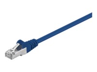 Goobay RJ45 CAT CAT 5e SF/UTP CCA 2m Blue