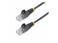 StarTech.com 7m Black Slim CAT6 Ethernet Cable, Snagless, 28AWG, LSZH CAT 5/5e/6 Ikke afskærmet parsnoet (UTP) 7m Patchkabel Sort