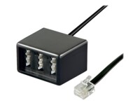 goobay 20cm Netværksadapter Sort